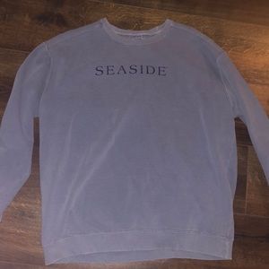 Seaside Sweatshirt size Large light blue